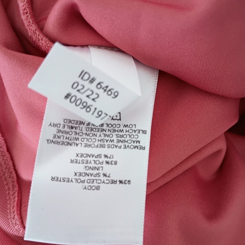 Express Body Contour Ruched Mesh Sweetheart Top Dark Rose Pink XS NWT - Picture 7 of 11